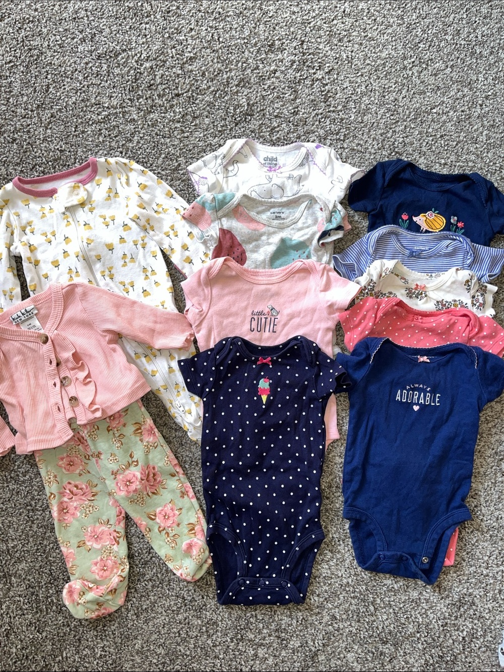Baby girl clothing lot 0-3 and 3 month